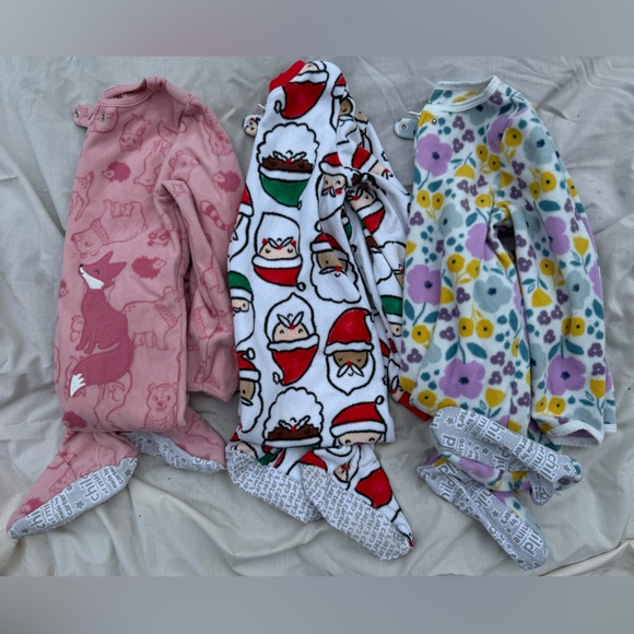 3 Piece Fleece Sleepers - Picture 1 of 1